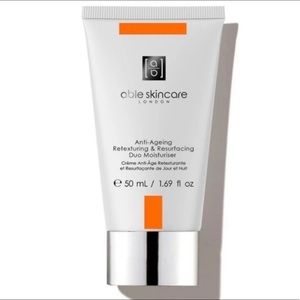 Able Skincare Anti-Ageing Retexturing & Resurfacing  Duo Moisturiser